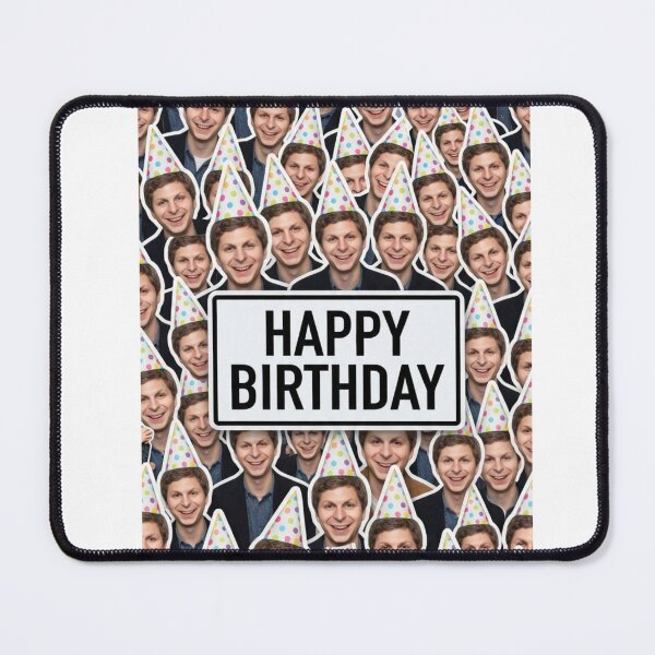 Item preview, Michael cera birthday cutout funny prank meme gift weird designed and sold by CheeseBlueprint.