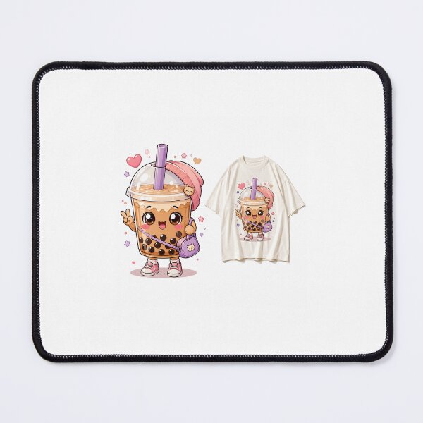 Item preview, Cute Bubble Tea Chibi Mascot Oversized T-shirt | Kawaii Drink Anime Art` designed and sold by Chinnibujji.