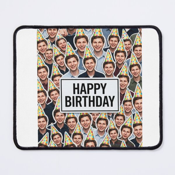 Item preview, Michael cera birthday cutout funny prank meme gift weird designed and sold by CheeseBlueprint.