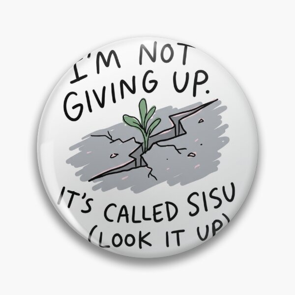 Item preview, The Daily Struggle – Sisu Resilient Weed Doodle designed and sold by SisuPrintsCo.