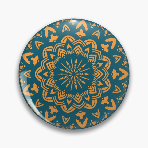 Item preview, Blue and Gold Mandala designed and sold by CivilizedNotion.