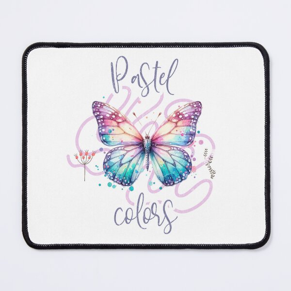 Item preview, Pastel Colors Butterfly Boho Floral Watercolor Art — Colorful Butterfly Gift designed and sold by lenalenspod.