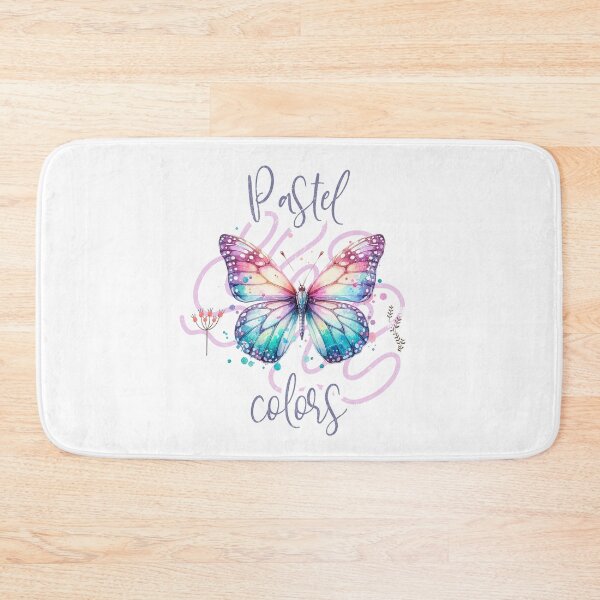 Artikelvorschau, Schmetterlingsmotiv in Pastellfarben, Boho-Stil, Aquarell – Buntes Schmetterlingsgeschenk entworfen und verkauft von lenalenspod.