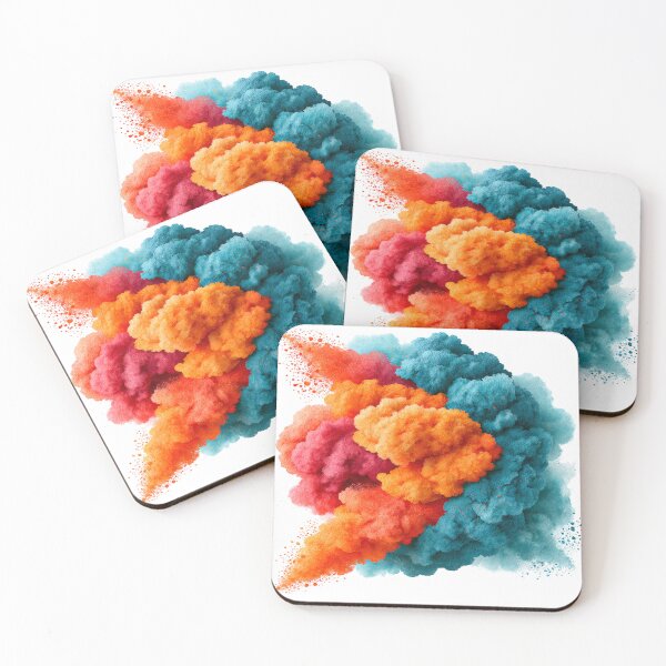 Item preview, Abstract Color Burst | Vibrant Fluid Texture Art designed and sold by MythicMood.