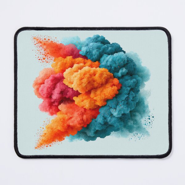 Item preview, Abstract Color Burst | Vibrant Fluid Texture Art designed and sold by MythicMood.