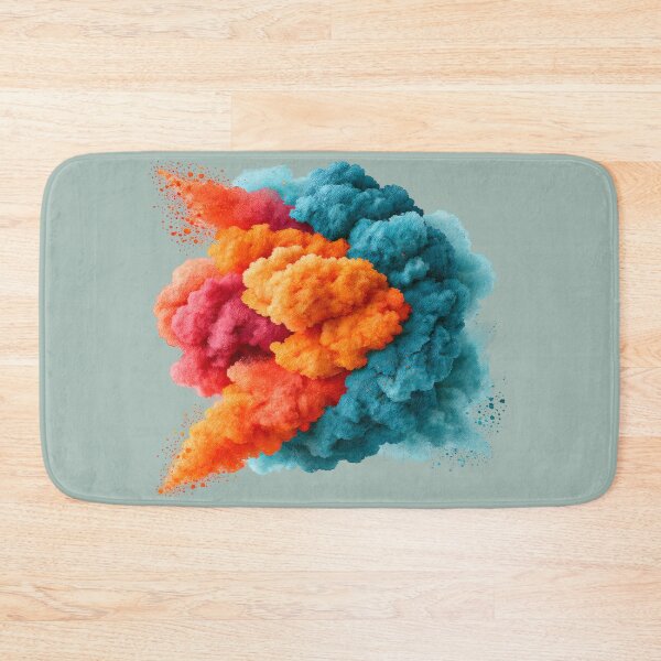 Item preview, Abstract Color Burst | Vibrant Fluid Texture Art designed and sold by MythicMood.