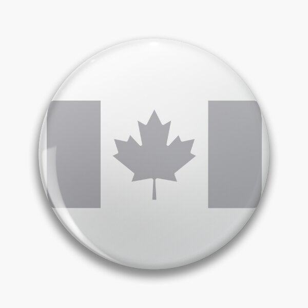 Item preview, Minimalist Grayscale Canada Flag designed and sold by T-domain.