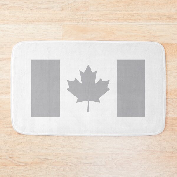Item preview, Minimalist Grayscale Canada Flag designed and sold by T-domain.