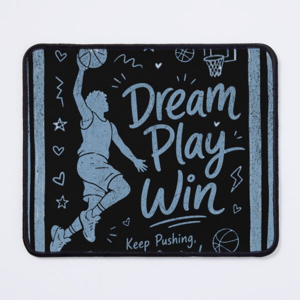 Item preview, Dream Play Win Pastel Basketball Graphic designed and sold by lenalenspod.