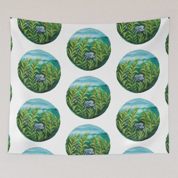 Item preview, seal in kelp forest designed and sold by petselkie.