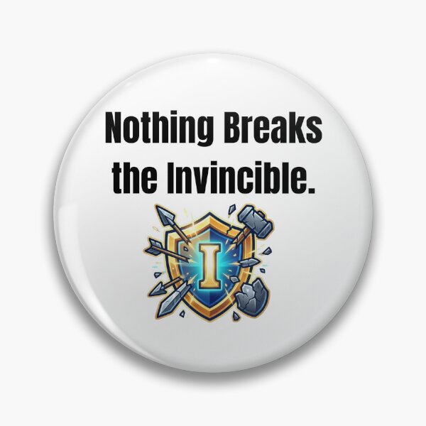 Item preview, Nothing Breaks the Invincible ? | Motivational Warrior Quote T-Shirt designed and sold by UrbanEchoHub.