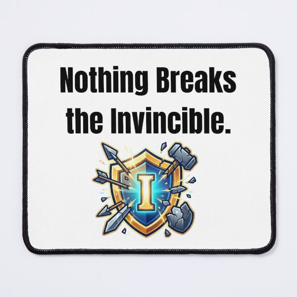 Item preview, Nothing Breaks the Invincible ? | Motivational Warrior Quote T-Shirt designed and sold by UrbanEchoHub.