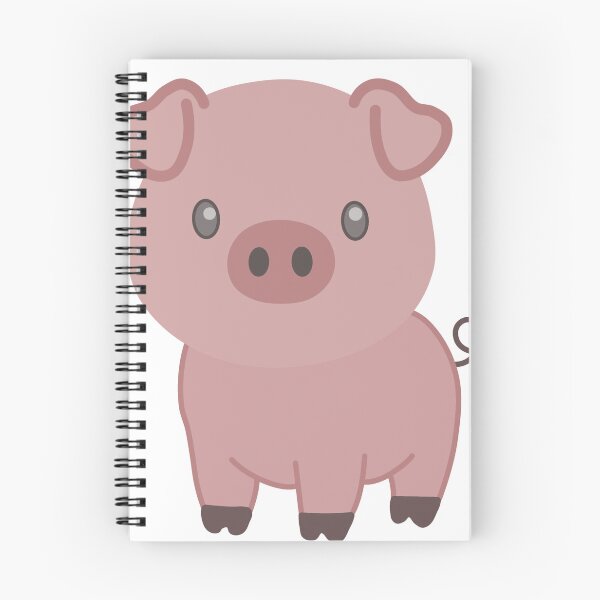 Item preview, Cute Kawaii Pink Pig Cartoon Illustration designed and sold by muhammadkhafidh.