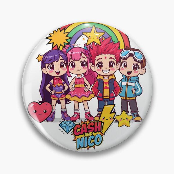 Item preview, cash and nico Kids T-Shirt | Cute Cartoon Character Tee | Fun Kids Apparel designed and sold by Reverielook.