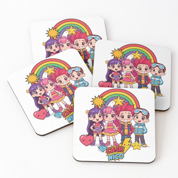 Item preview, cash and nico Kids T-Shirt | Cute Cartoon Character Tee | Fun Kids Apparel designed and sold by Reverielook.