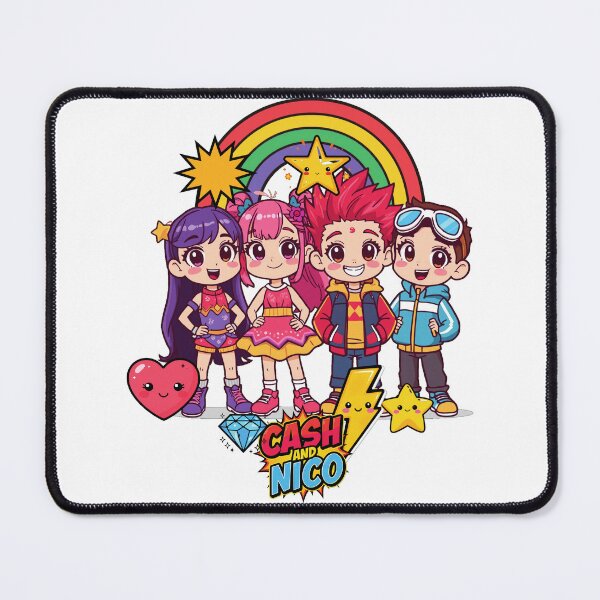 Item preview, cash and nico Kids T-Shirt | Cute Cartoon Character Tee | Fun Kids Apparel designed and sold by Reverielook.