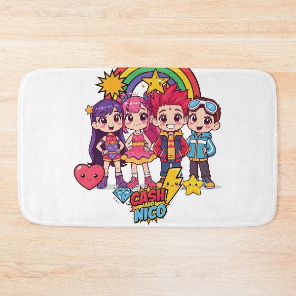 Item preview, cash and nico Kids T-Shirt | Cute Cartoon Character Tee | Fun Kids Apparel designed and sold by Reverielook.