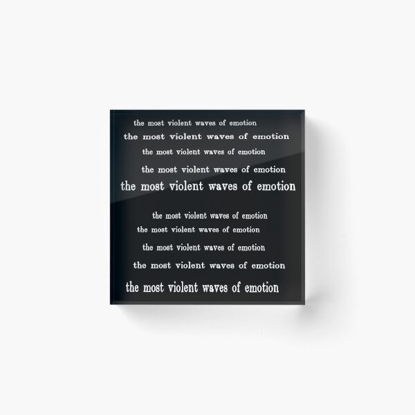 Item preview, Emotions are Violent designed and sold by weirdove.