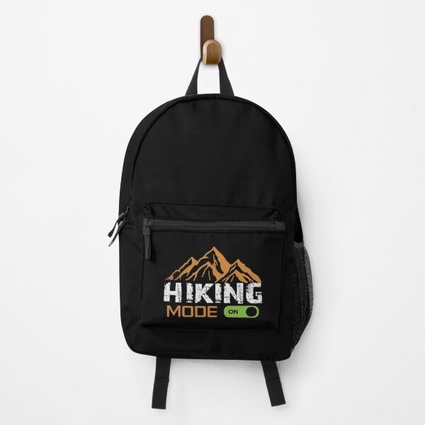 Item preview, Hiking Mode ON – Funny Mountain Hiking & Outdoor Adventure Design designed and sold by Palette & Hue.