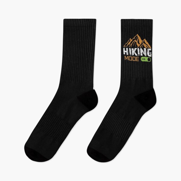 Item preview, Hiking Mode ON – Funny Mountain Hiking & Outdoor Adventure Design designed and sold by Palette & Hue.