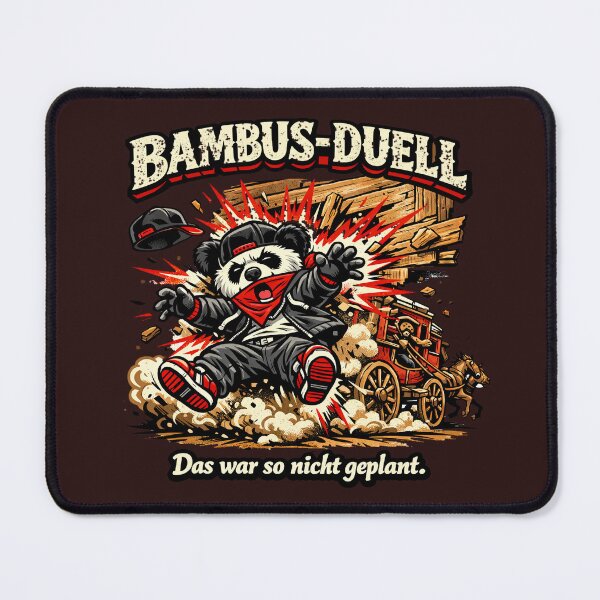Item preview, Bamboo Duel – That Was Not the Plan designed and sold by BadPandaCore.