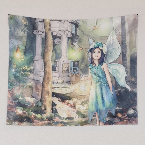 Item preview, Magical Fairy in Watercolor designed and sold by tomorrowsart.