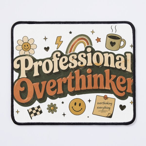 Item preview, Funny Retro Mental Health Typography Design designed and sold by Karszul.