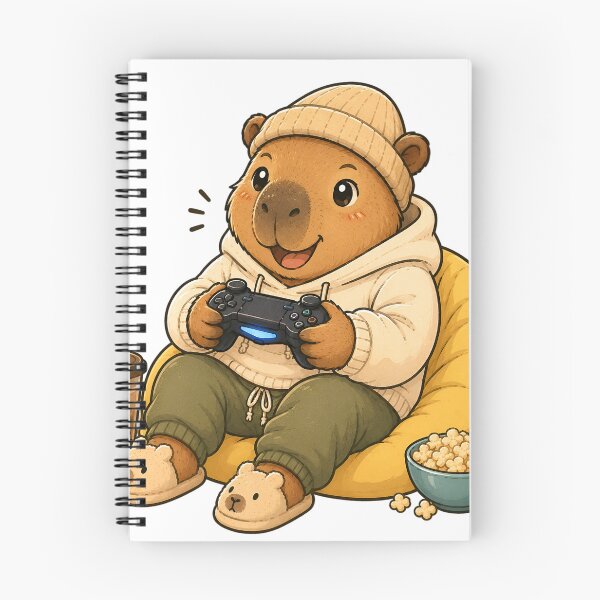 Item preview, Cute Gaming Capybara Cozy Animal designed and sold by NakottaFashion.