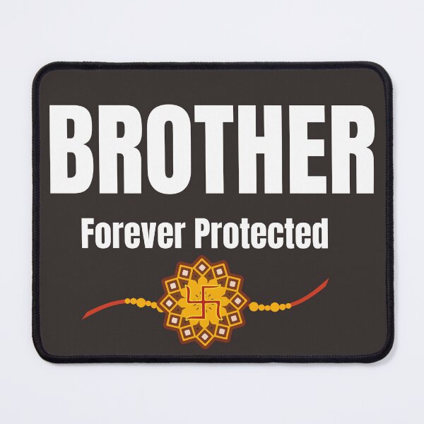 Item preview, Brother Forever Protected Raksha Bandhan Minimal Rakhi T-Shirt designed and sold by Marathidesigns.
