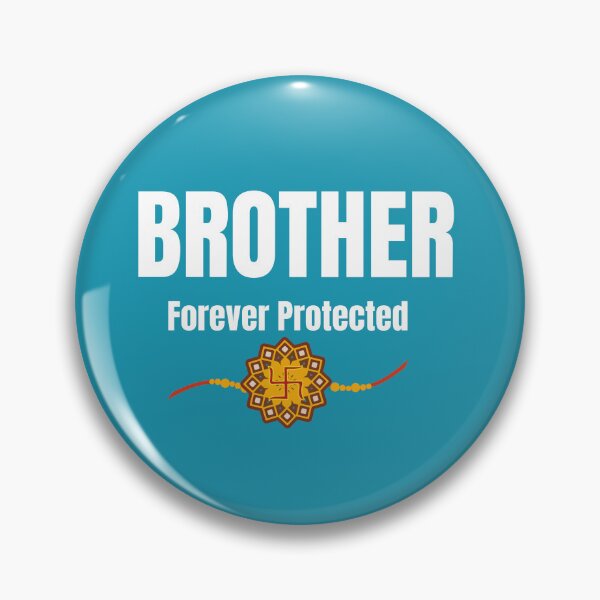 Item preview, Brother Forever Protected Raksha Bandhan Minimal Rakhi T-Shirt designed and sold by Marathidesigns.