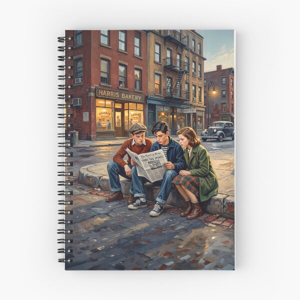 Item preview, Teenagers Retro Reading The Sport Pages designed and sold by Home Decor Art.