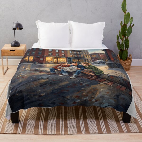 Item preview, Teenagers Retro Reading The Sport Pages designed and sold by Home Decor Art.