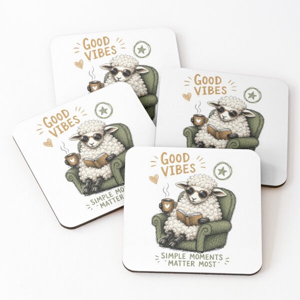 Item preview, Cozy Sheep Reading Good designed and sold by Snurly.