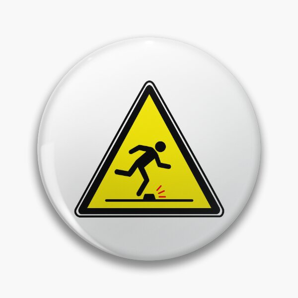 Item preview, Warning Sign - Risk of Slips, Trips and Falls - Safety and Prevention designed and sold by Panneaux et signalisations - NPOITEVIN.