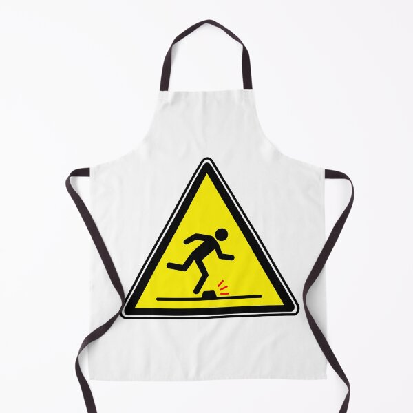 Item preview, Warning Sign - Risk of Slips, Trips and Falls - Safety and Prevention designed and sold by Panneaux et signalisations - NPOITEVIN.