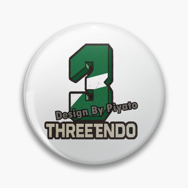 Item preview, Three Endo Graphic - Christian Faith Green Badge designed and sold by PIYATO941DESIGN.