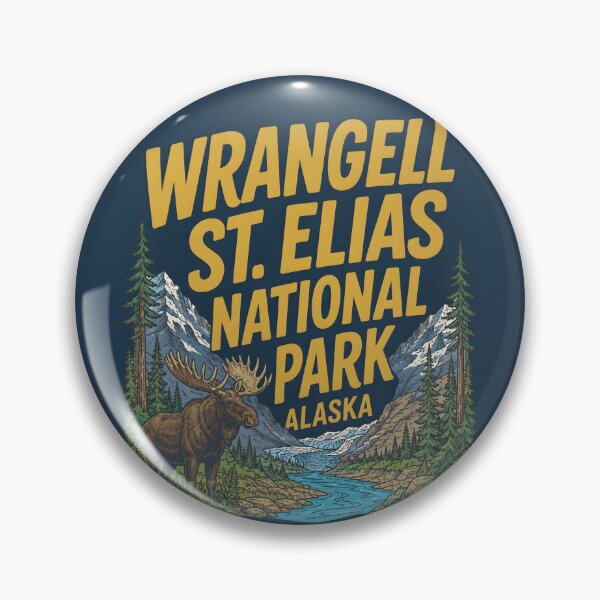 Item preview, Wrangell St. Elias National Park Preserve Moose Alaska Landscape designed and sold by HowToCanadian.
