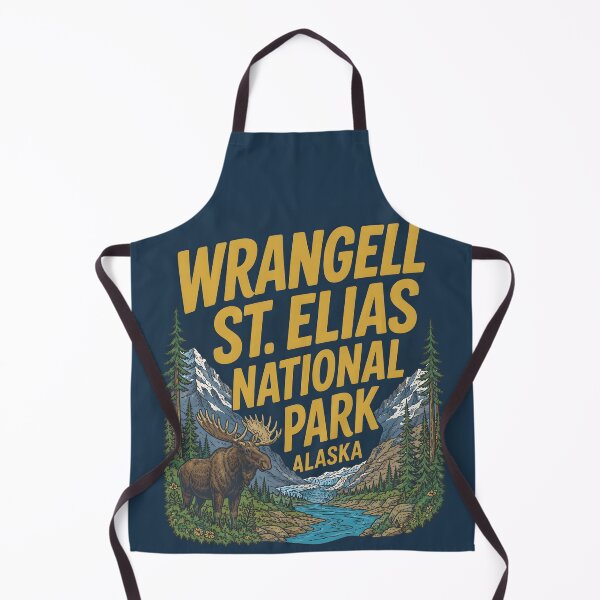Item preview, Wrangell St. Elias National Park Preserve Moose Alaska Landscape designed and sold by HowToCanadian.