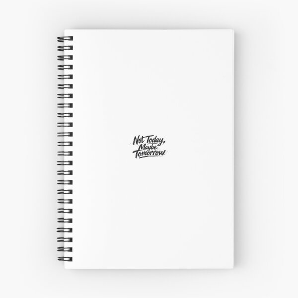 Item preview, Not Today, Maybe Tomorrow - Sarcastic Procrastinator Aesthetic Sticker designed and sold by Saniyamirza07.