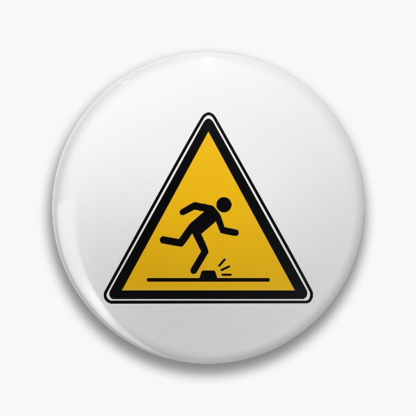 Item preview, Warning Sign - Risk of Slips, Trips and Falls - Safety and Prevention designed and sold by Panneaux et signalisations - NPOITEVIN.