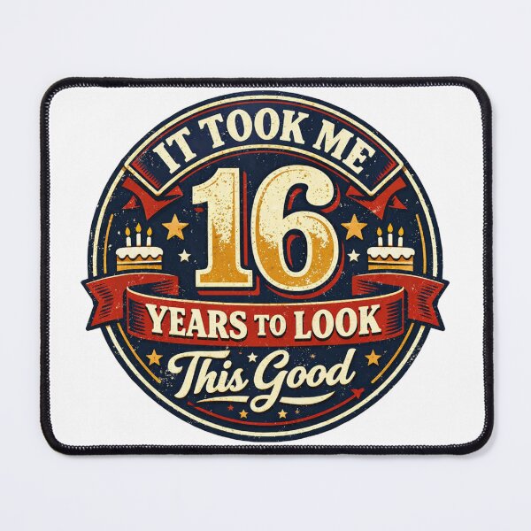 Item preview, It Took Me 16 Years to Look This Good | Funny 10th Birthday T-Shirt designed and sold by rushaib.