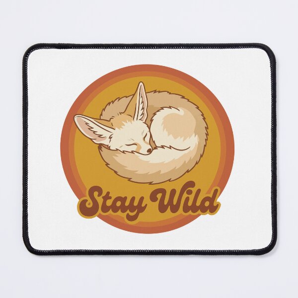 Item preview, Stay Wild Fennec Fox Retro Desert Sun designed and sold by Arc2020.