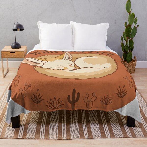 Item preview, Wild and Free Boho Fennec Fox Desert Flora designed and sold by Arc2020.