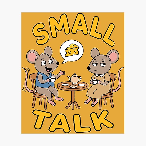 Item preview, Small Talk - Mice Tea Party  designed and sold by Regal Rev.