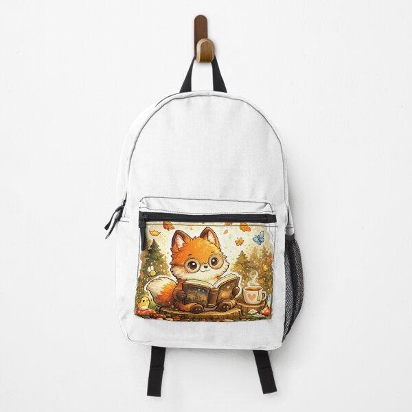 Item preview, Cute Reading Fox Sticker designed and sold by DadStickerStore.