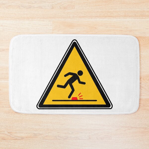 Item preview, Warning Sign - Risk of Slips, Trips and Falls - Safety and Prevention designed and sold by Panneaux et signalisations - NPOITEVIN.
