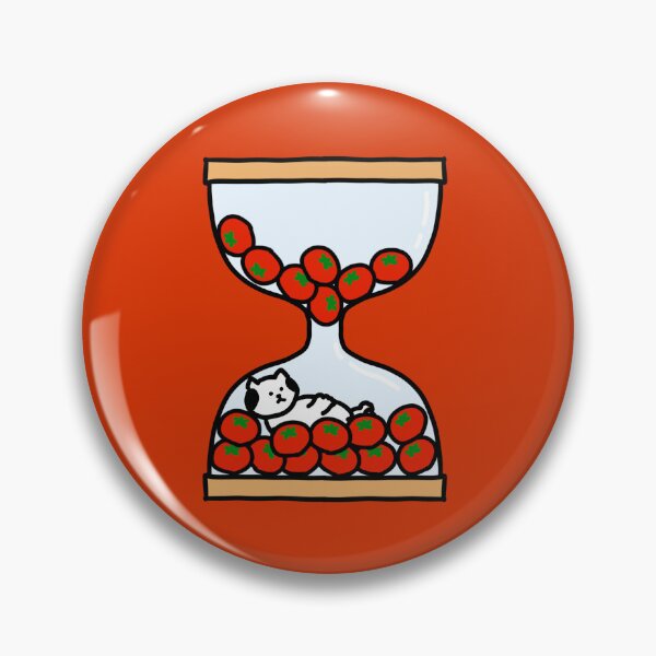Item preview, a Cat in tomato hourglass designed and sold by superbaechoo.