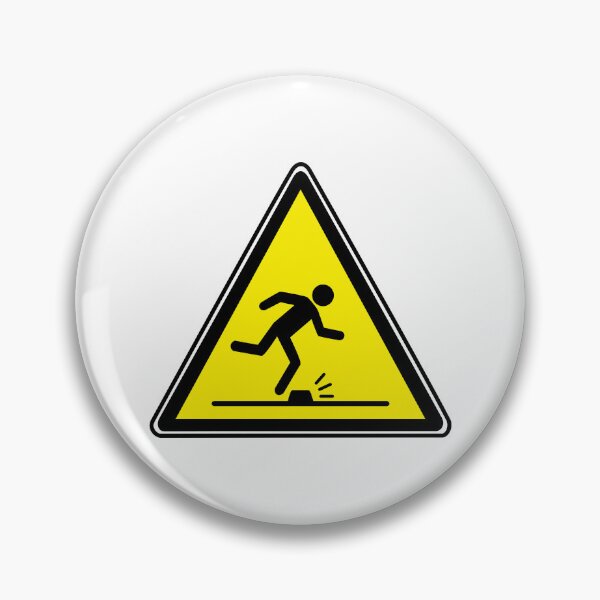 Item preview, Warning Sign - Risk of Slips, Trips and Falls - Safety and Prevention designed and sold by Panneaux et signalisations - NPOITEVIN.