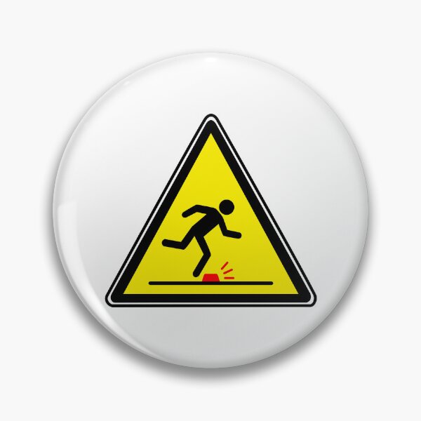 Item preview, Warning Sign - Risk of Slips, Trips and Falls - Safety and Prevention designed and sold by Panneaux et signalisations - NPOITEVIN.