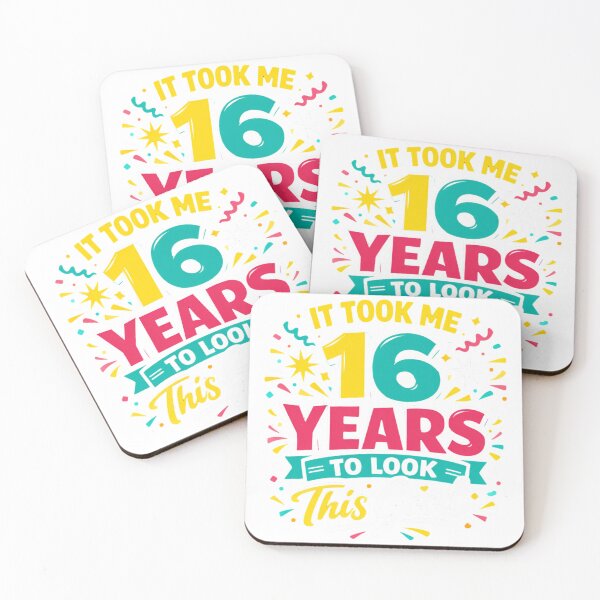 Item preview, It Took Me 16 Years to Look This Good | Funny 10th Birthday T-Shirt designed and sold by rushaib.